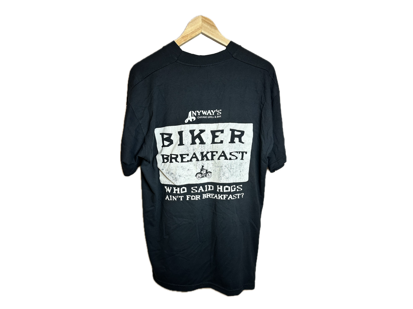 Fruit of The Loom Best "Anyway's Chicago Grill & Bar" Cotton/Polyester Mens T-Shirt
