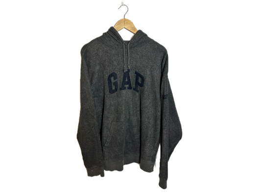 Gap Mens Fleece Embroidered Hoodie