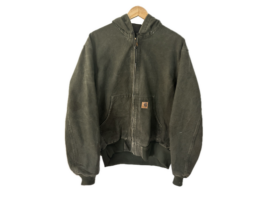 Carhartt Mens Zipper Hoodie with Mesh Lining
