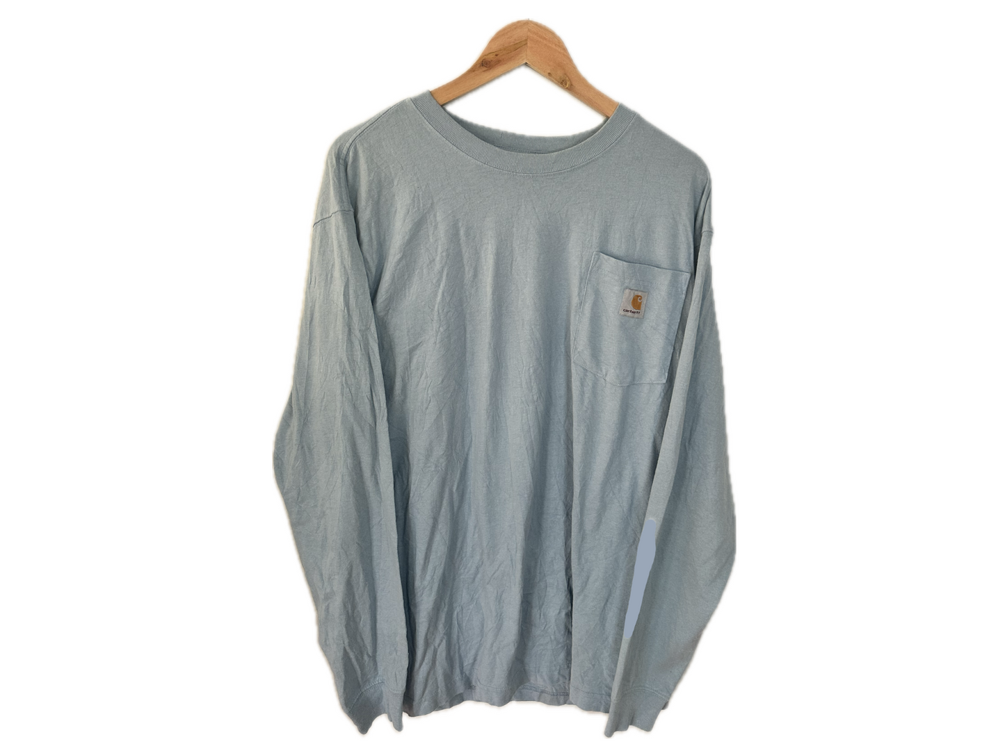 Carhartt Loose Fit Cotton Mens Long Sleeve Pocket T-Shirt