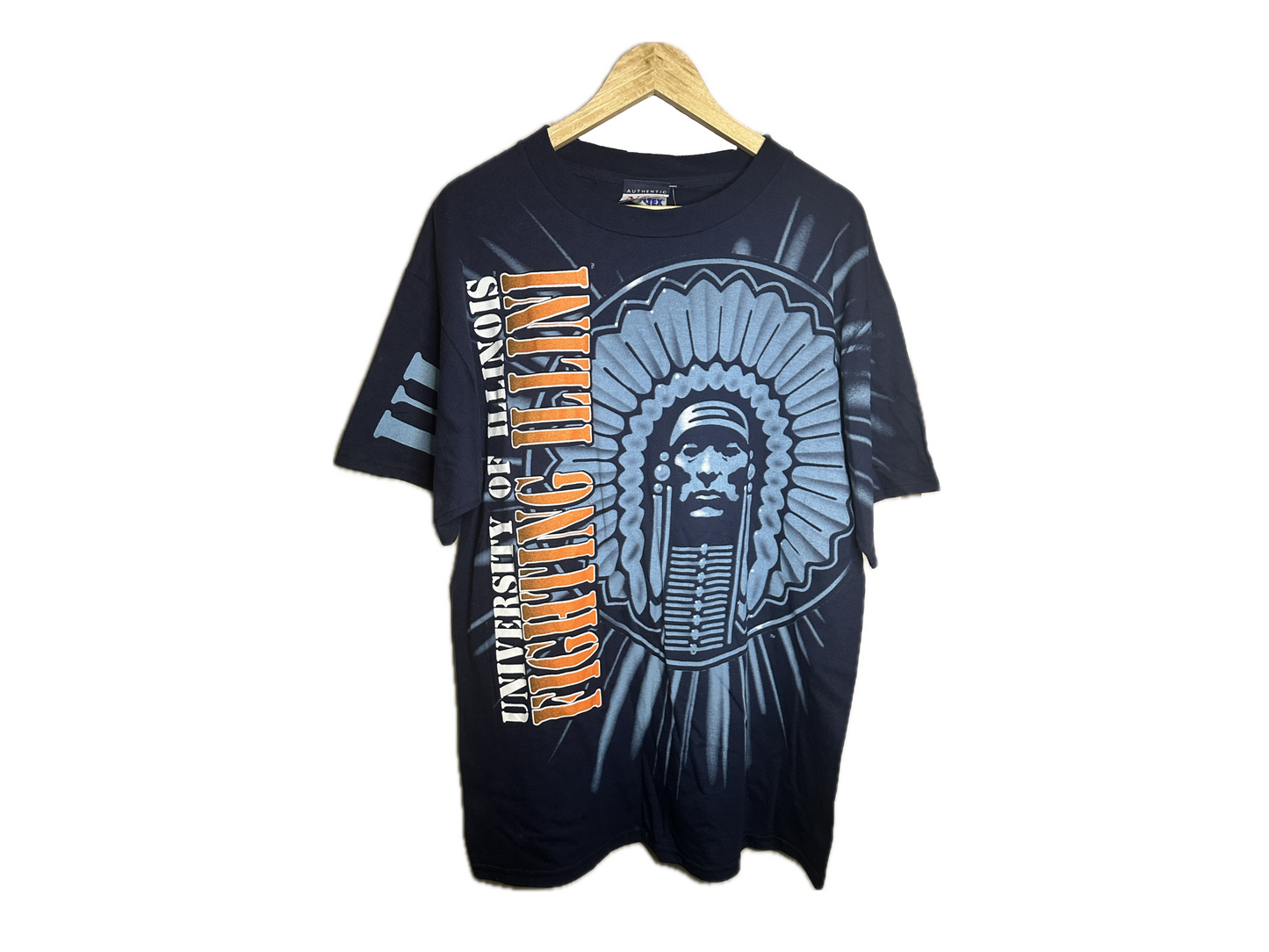 Authentic NCC Apparel University of Illinois Cotton Mens T-Shirt