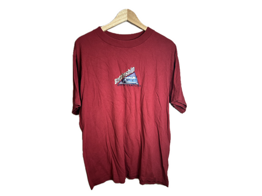 Desert Heat "Battleship, North Carolina" Cotton Embroidered Mens T-Shirt