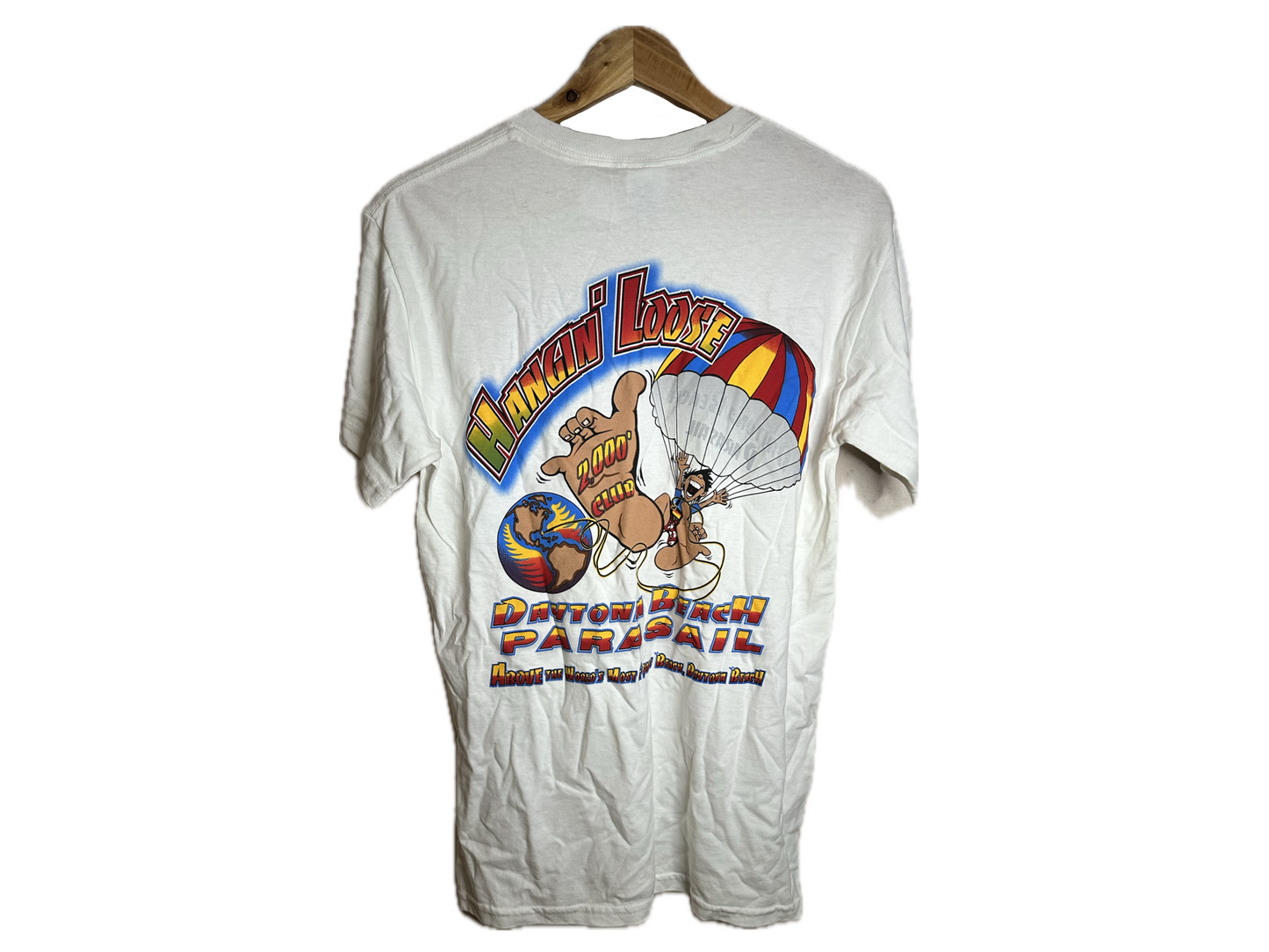 Gildan "Daytona Beach Parasail 2,000 Foot Club" Cotton Mens T-Shirt
