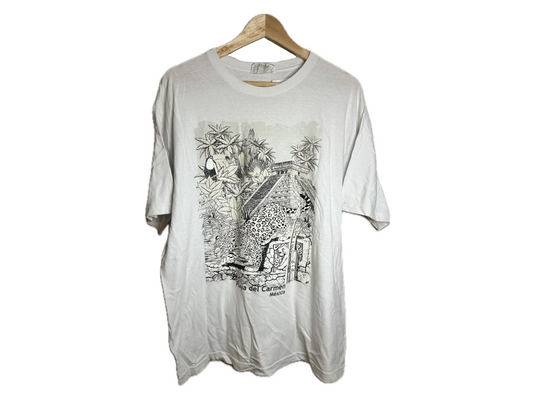 Euro "Playa Del Carmen, Mexico" Cotton Mens T-Shirt