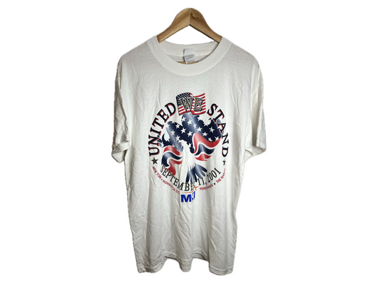 Gildan Heavyweight "United we Stand" September 11th Memorial MCI Cotton Mens T-Shirt