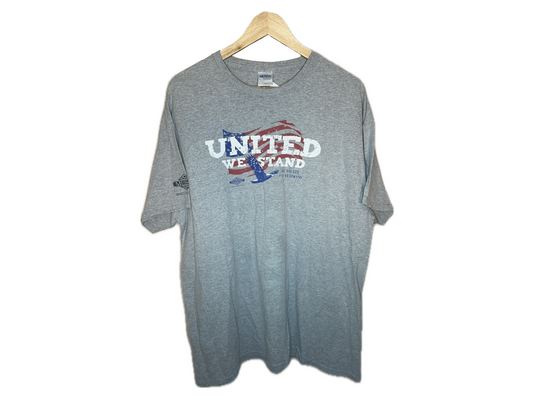 Gildan Meskwaki Casino "United We Stand" Veterans Cotton Mens T-Shirt