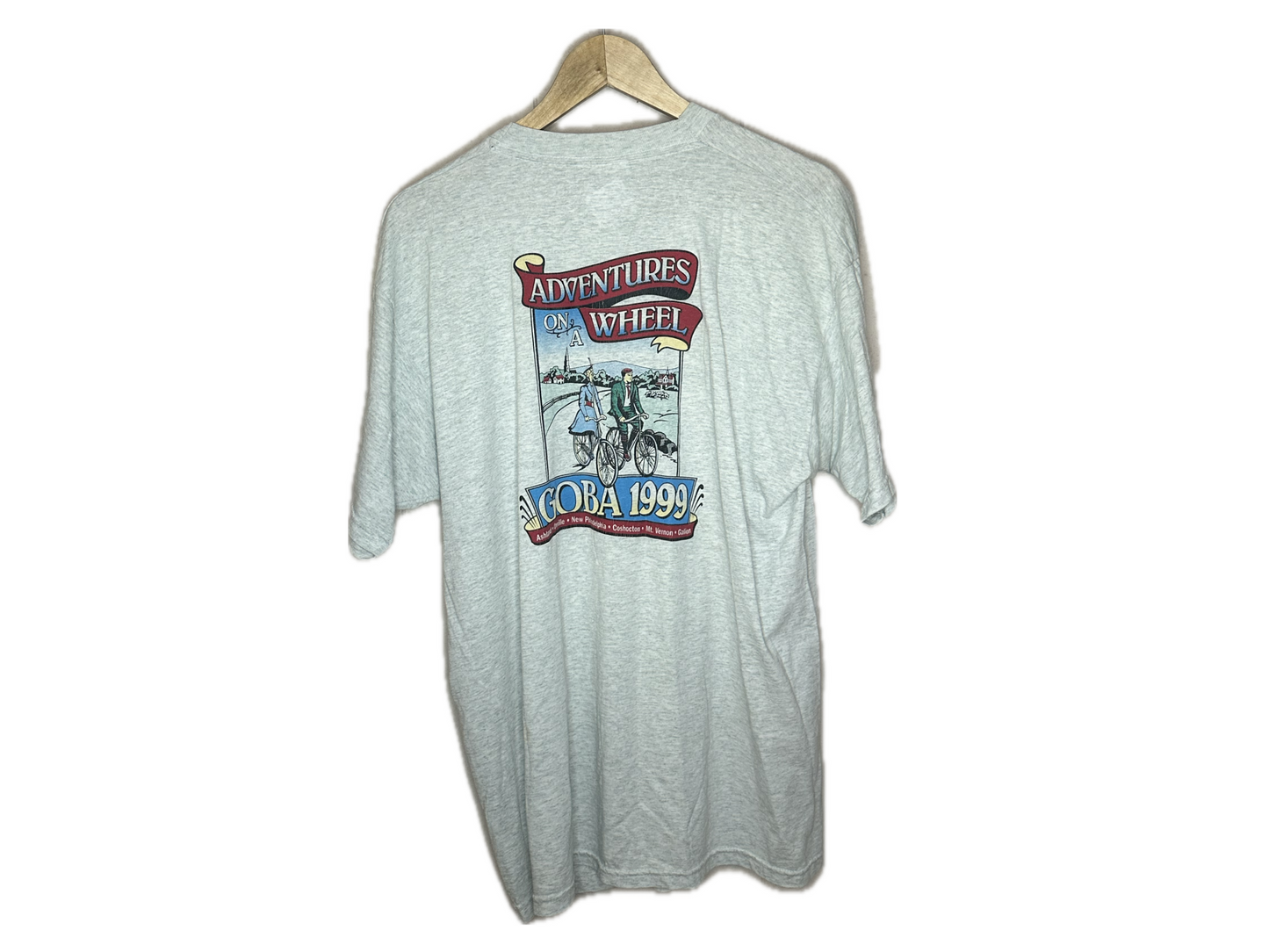 Fruit of The Loom Best "The Great Ohio Bicycle Adventure 1999" Cotton/Polyester Mens T-Shirt