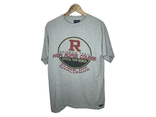 Jansport "Rainbow Trail High Ropes Course Team" Cotton Mens T-Shirt