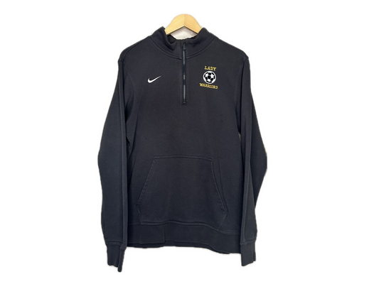 Nike Cotton/Polyester Embroidered "Lady Warriors" Men's 1/4 Zip Pullover