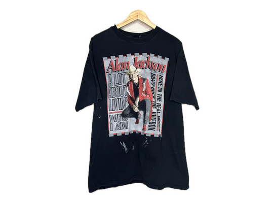 Hanes Heavyweight Alan Jackson "A Lot About Livin'" Mens T-Shirt